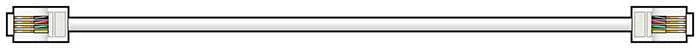 Av Link 113.512uk Cabo Telefónico 5 M Branco