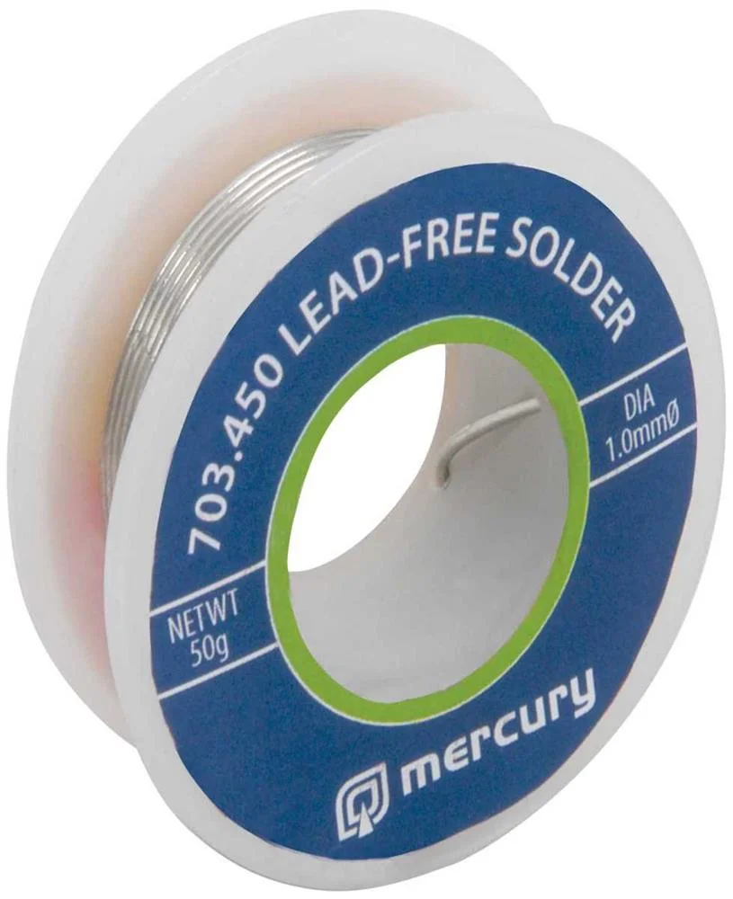 Solda Sem Chumbo 1.0mm 50g Rolo 7.5m
