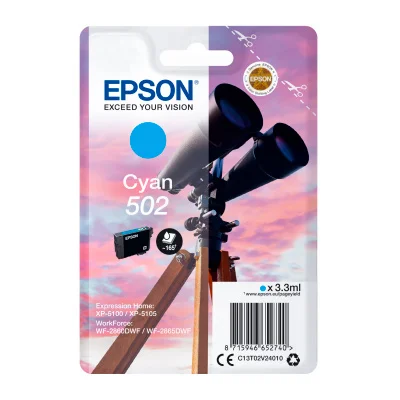 Tinteiro Epson 502 Cyan - C13t02v24020