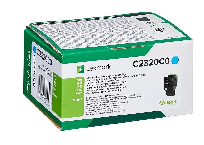 Lexmark C2320c0, 1000 Páginas, Ciano, 1 Unidade(S)