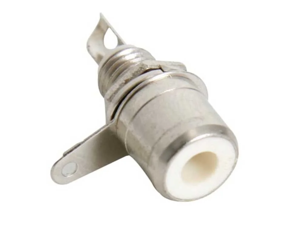 Ficha Rca Fêmea - Nickel - Branco