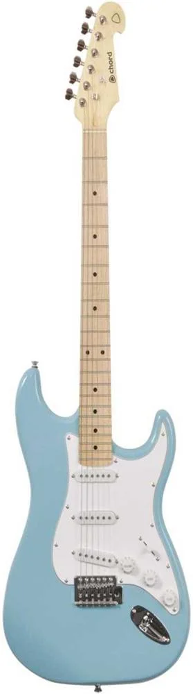 Guitarra Eletrica Azul Surf Brilhante