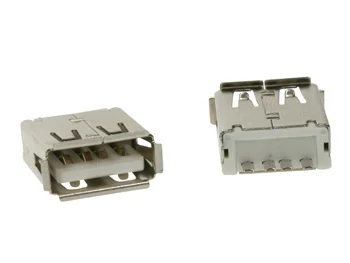 Usb a Fêmea Conector Único 180º Montagem Pcb