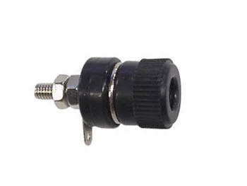 Bornes Conectores 4mm Nickel - Preto