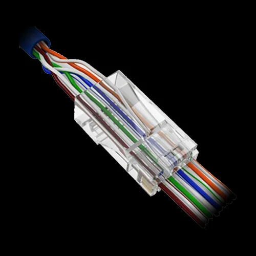 Conector Rj45 para Cravar Cat.5 8p8c
