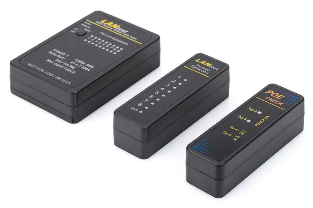 Digitus Dn-14001-1 Testador de Cabo de Rede Preto