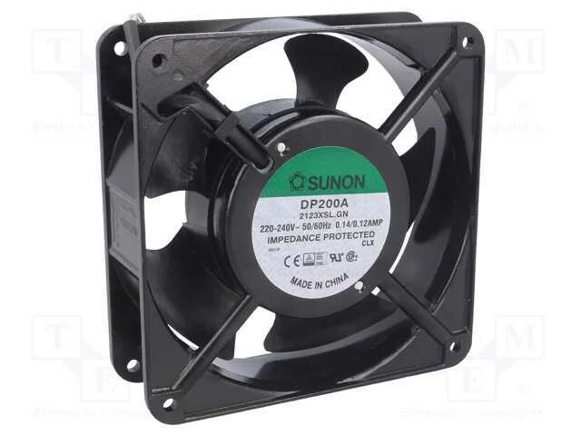 DP200A2123XSL Ventilador: CA; transversal; 230VAC; 120x120x38mm; 161m3/h(±10%)