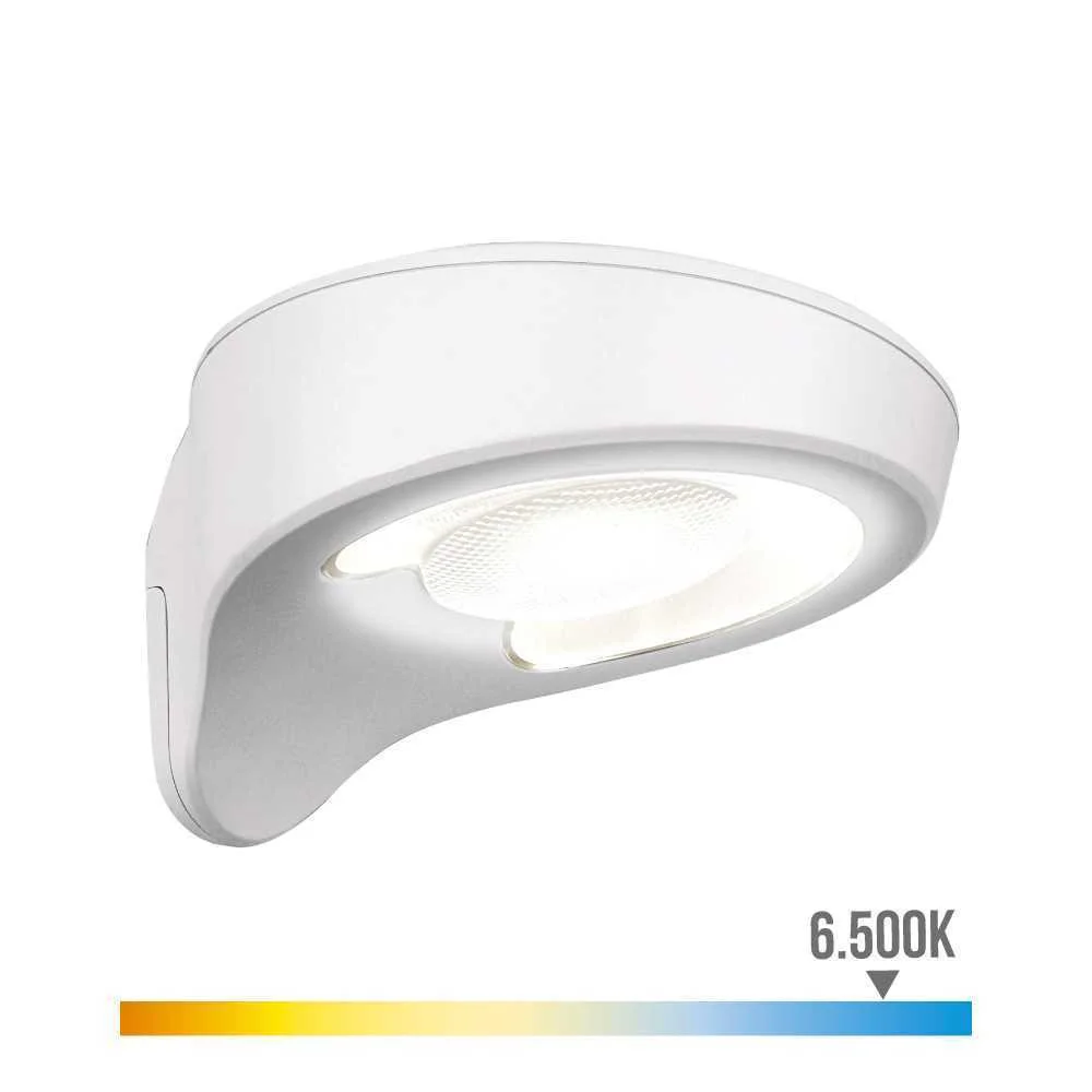 Aplique Solar 1,8w 155lm 6.500k com Sensor Cor Br.