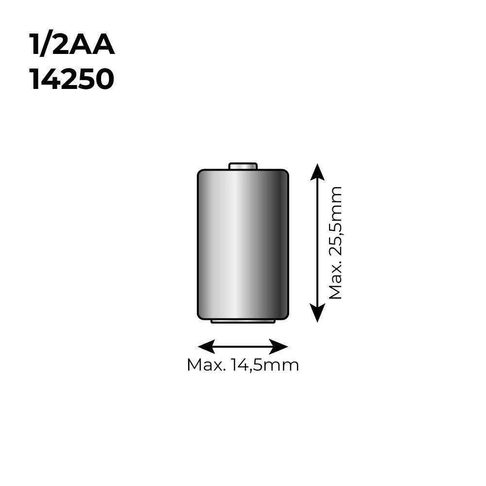 Pilha Litio Lpt2 150 1/2 3,6 V (14250h)
