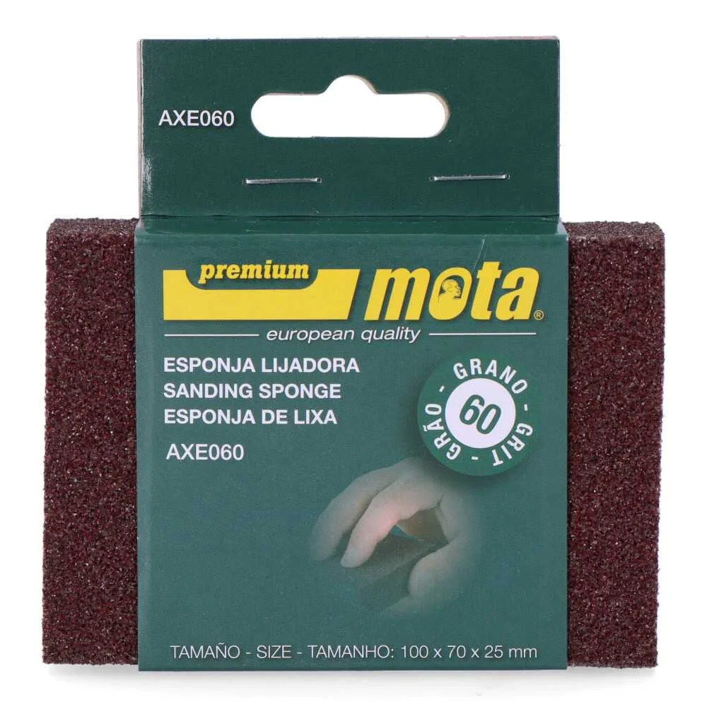 Lixa Esponja Oxido de Alumínio Grão 60 Axe060 Mota