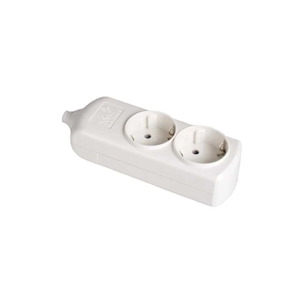 Bloco 2 Tomadas, com T/T Lateral 16a 250v Branco