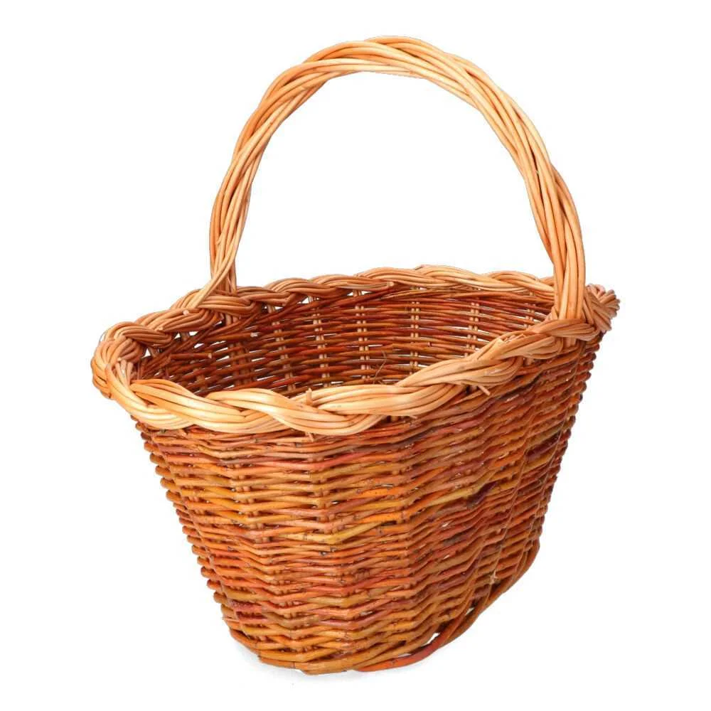 Cesto de Verga 37x25x20cm Altura com Asa 34cm Edm