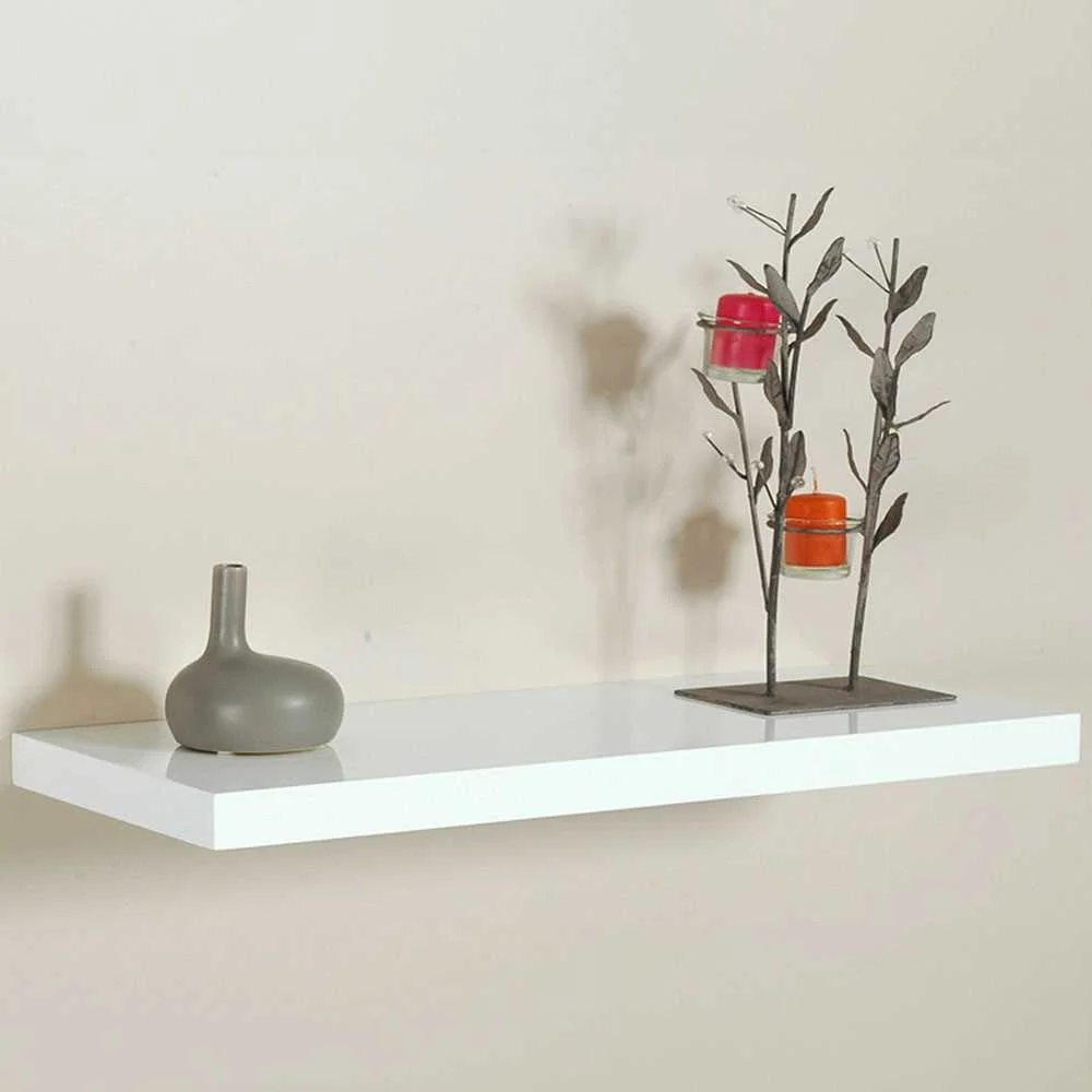 Estante com Fixação Invisível 80x25 Branco