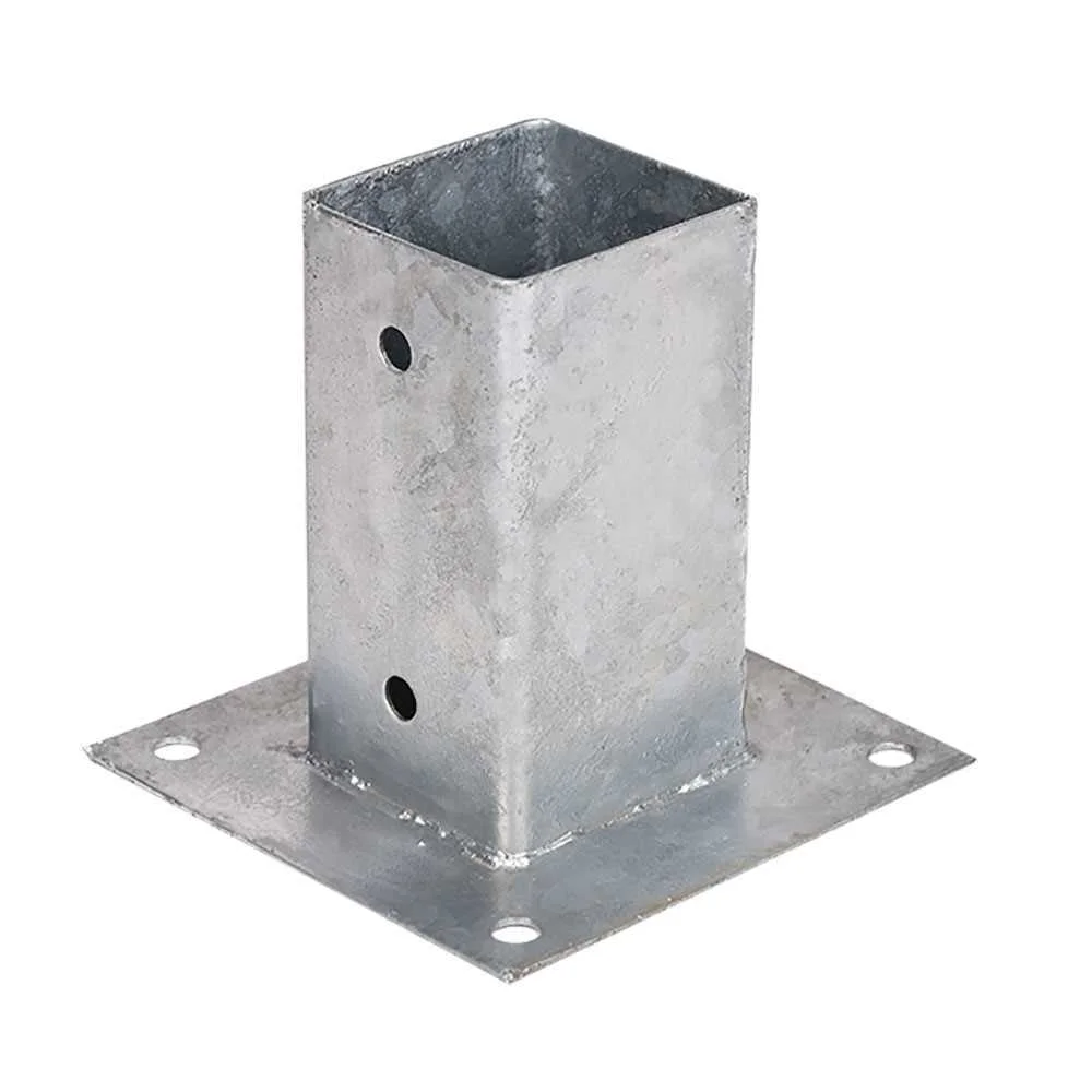 Fixação Metálica Quadrada 9x9cm F50003 Faura
