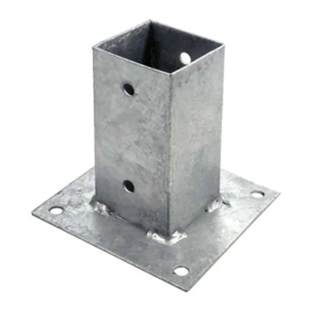 Fixação Metálica Quadrada 7x7cm F50002 Faura