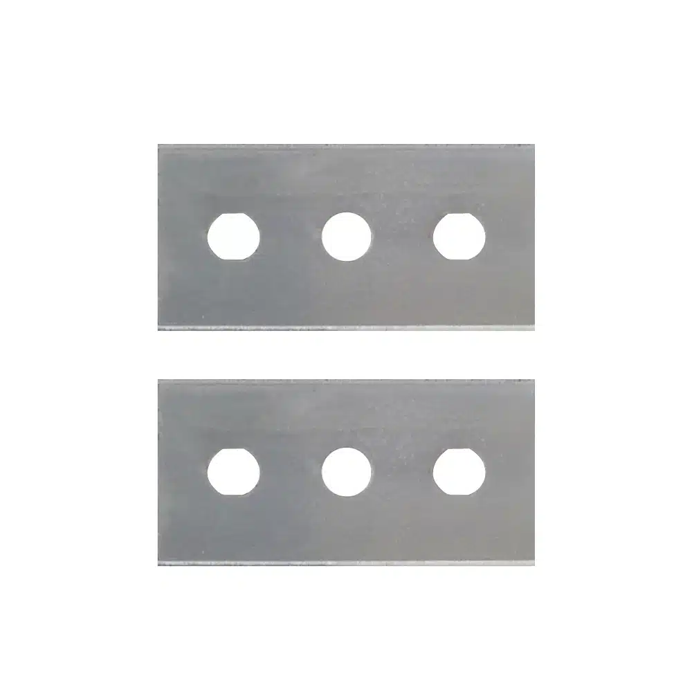Jogo 2 Laminas de Aço Inox para Raspadores