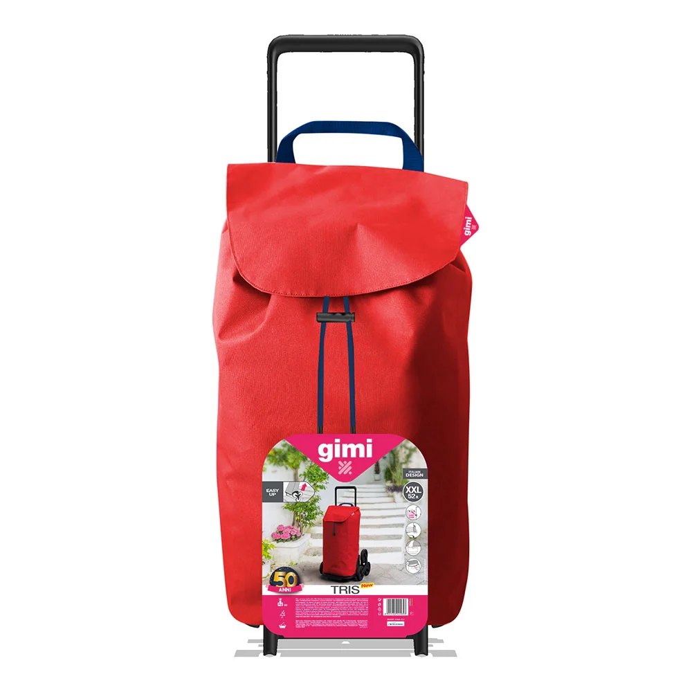 Carrinho de Compras Gimi Tris Vermelho