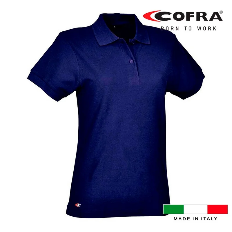 Polo Woman Giza Azul Marinho Cofra Tamanho L