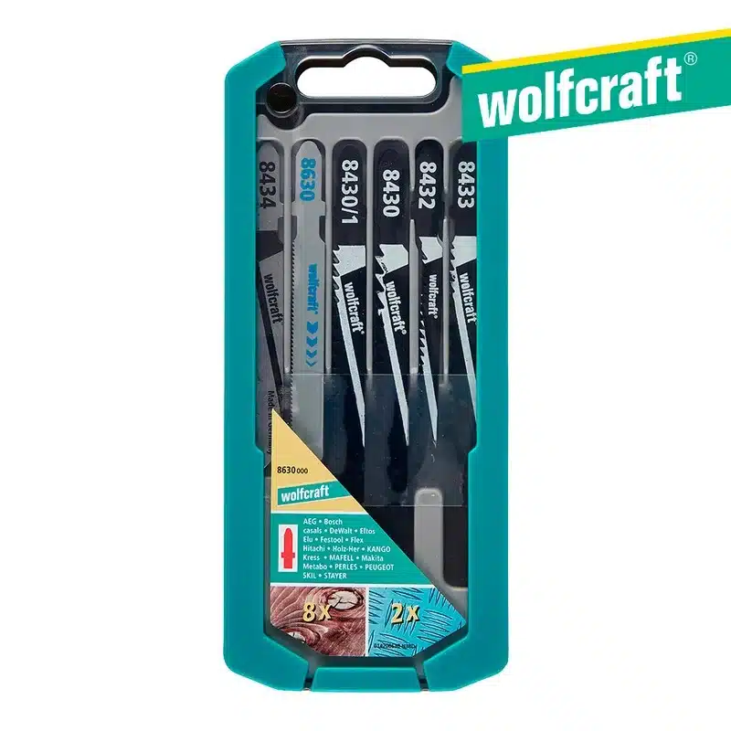Estojo Folhas de Serra Pra Bosch Wolfcraft
