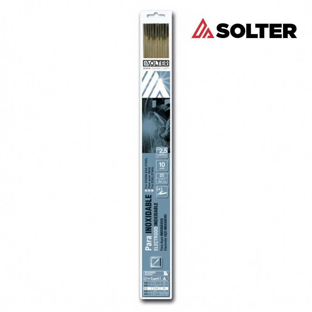 Electrodo Inox E316l 2mm Blister 10ud Solter