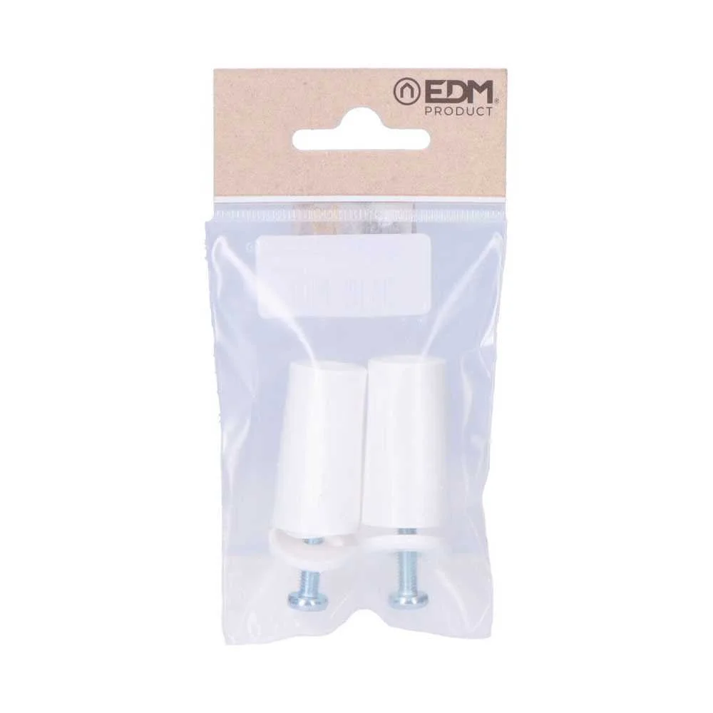 2 Paradas Brancas para Estores de 40 Mm