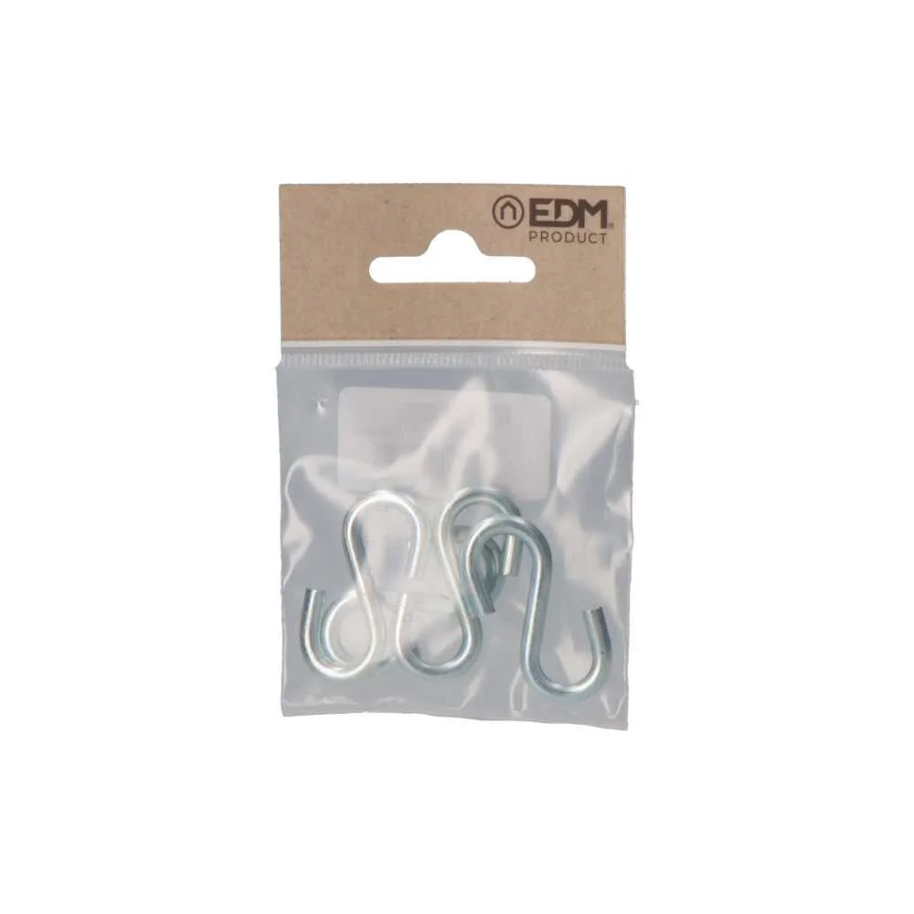 Pack 4un Gancho em Forma de S 40 Zinco
