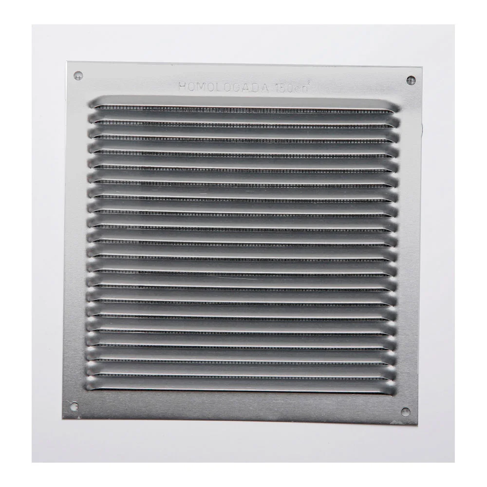 Grelhas Sem Laterais Aluminio 0.6 Natural 170x170m