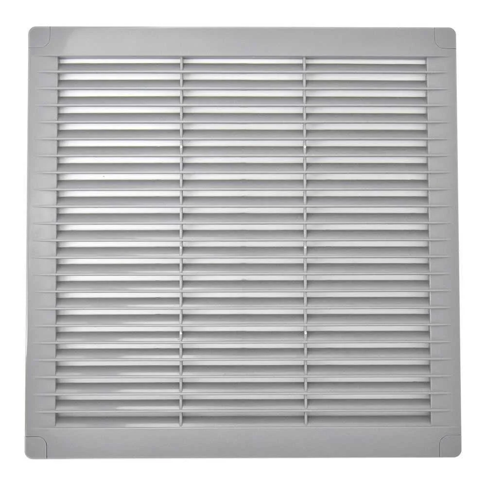 Grelha de Ventilação Quadrada com Plugues e Mosqu.