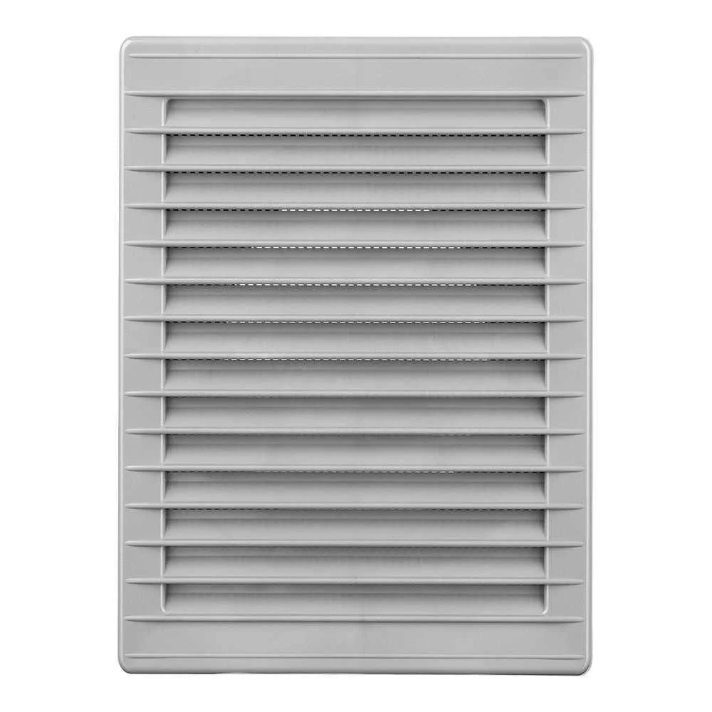 Grelhador de Ventilação Retangular Embutido com R.