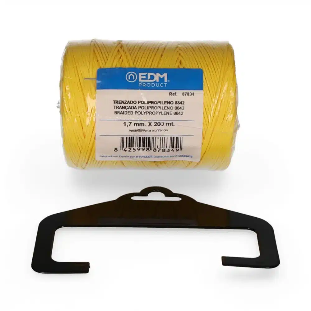 Bobine Trançada Polipropileno 8842 200mts Amarelo