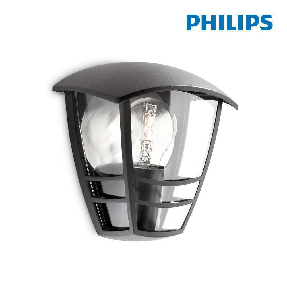 Candeeiro de Parede Creek 60w Preto - Philips