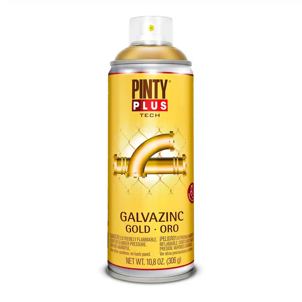 Spray Pintyplus Tech Galvazinc 520cc Ouro Brilho