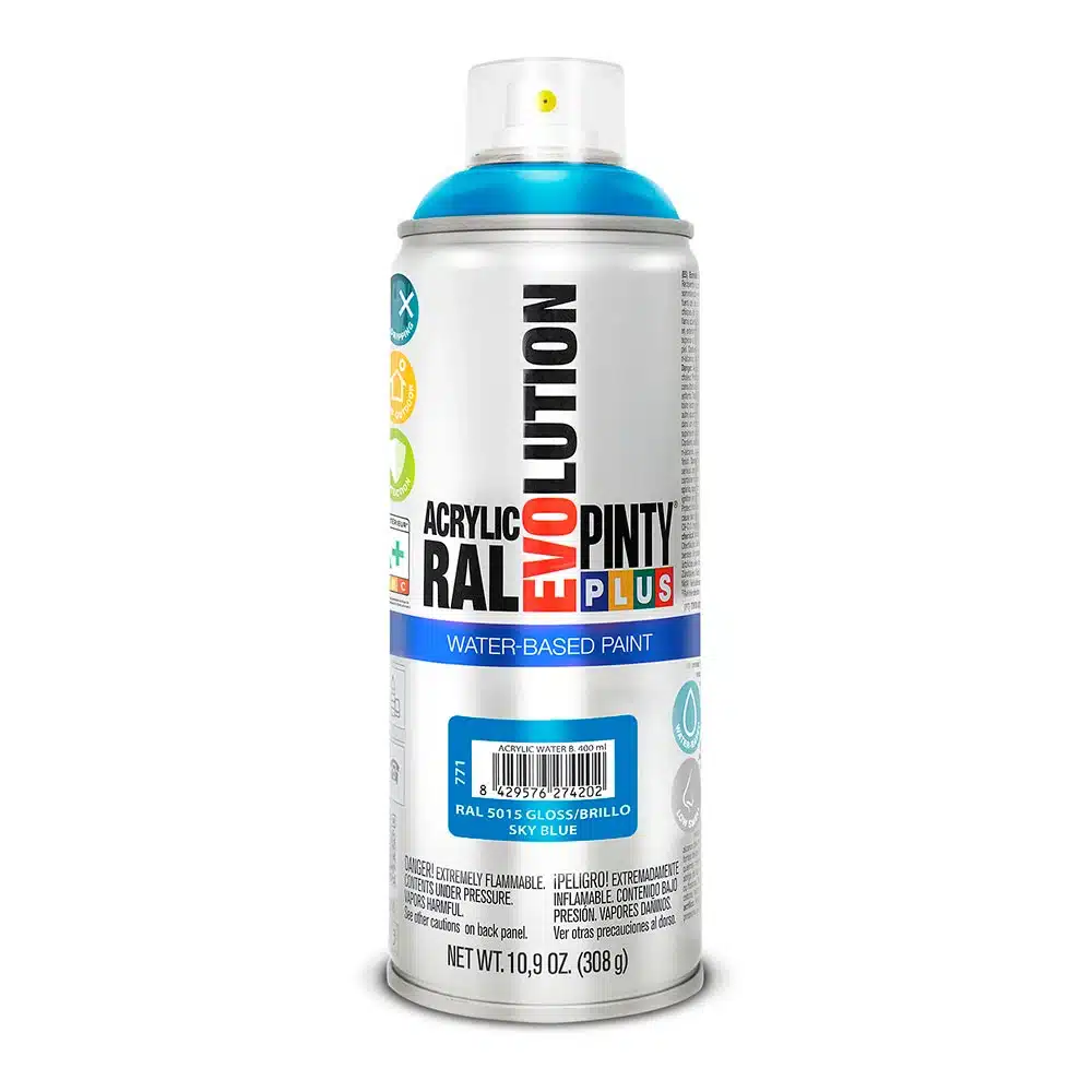 Spray Pintyplus Base de Água Azul Celeste 520cc