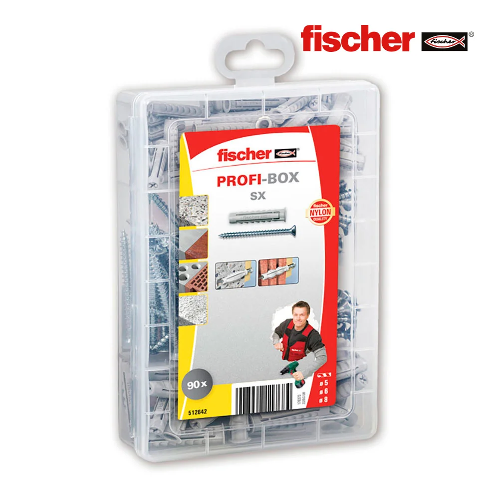 Buchas + Parafusos Sx 5/6/8 - Pack 90 Unidades