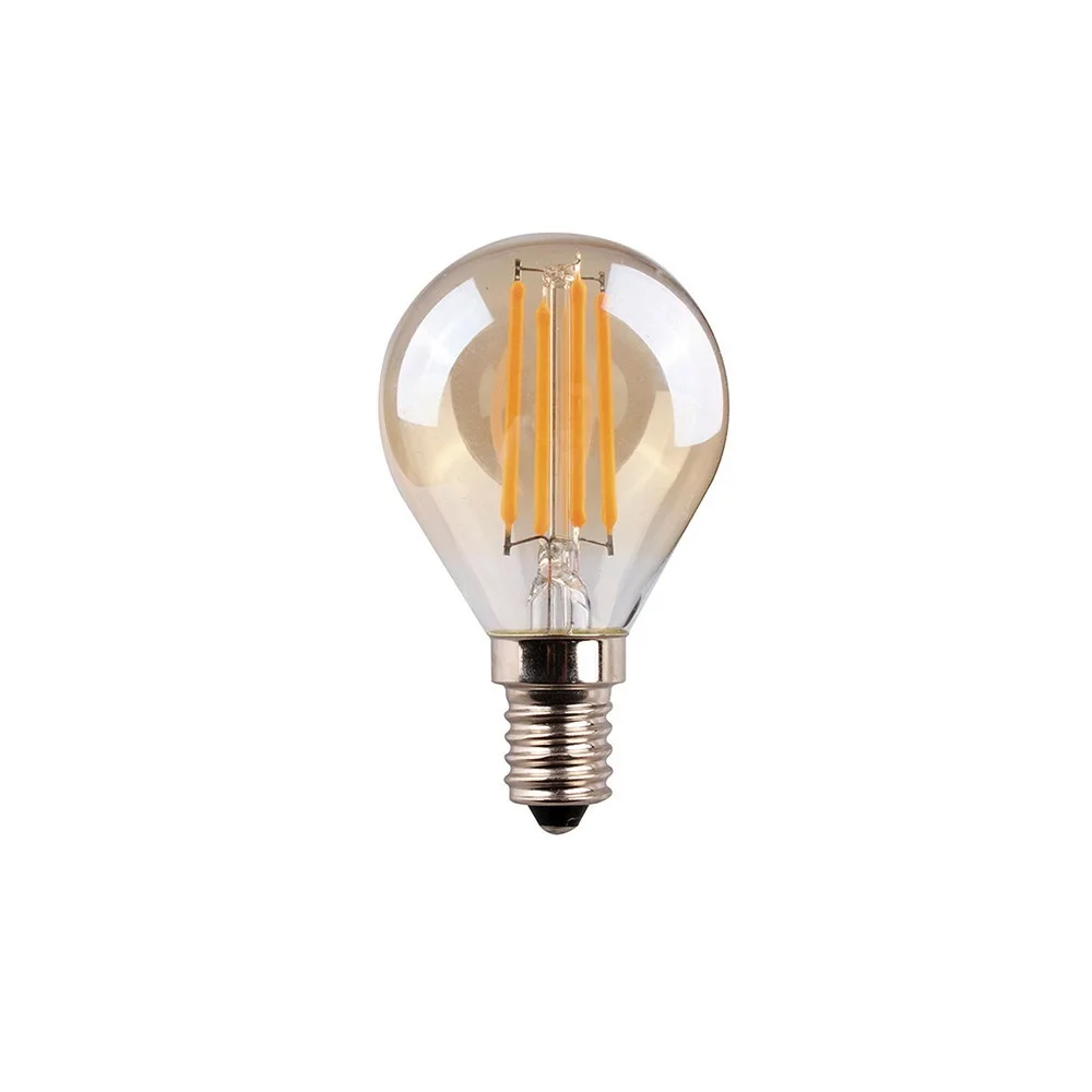 Lâmpada Filamento LED Vidro Vintage E14 4.5w 2000k