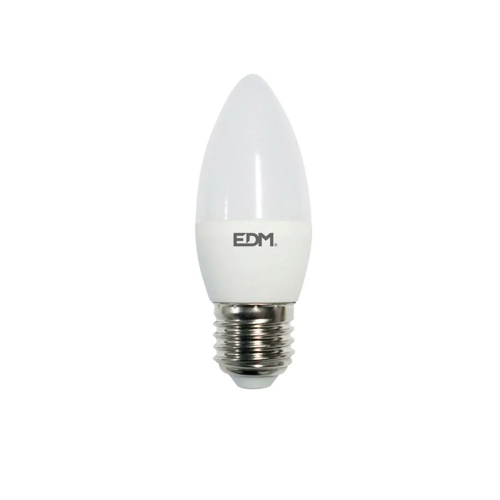 Lâmpada Vela LED E27 5w 400 Lm 3200k Luz Quente