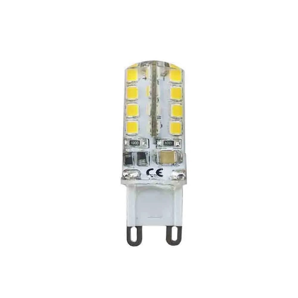Lâmpada G9 Silicone LED 2,5w 200 Lm 3200k Luz Quen