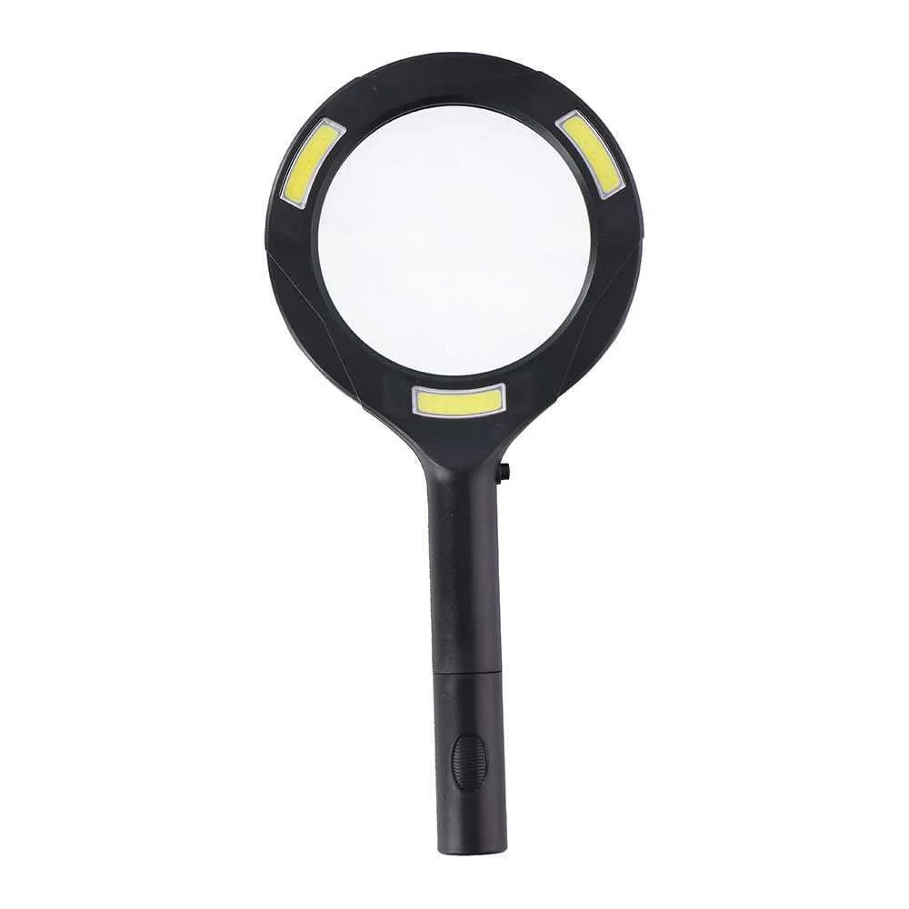 Lupa com Luz LED Cores Sortidas Ø6,5x1x14,5cm