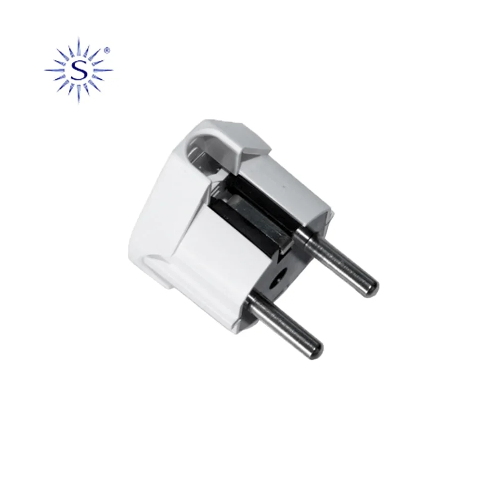 Ficha Schuko T/Tl S/Lateral 4,8mm 16a Embalada