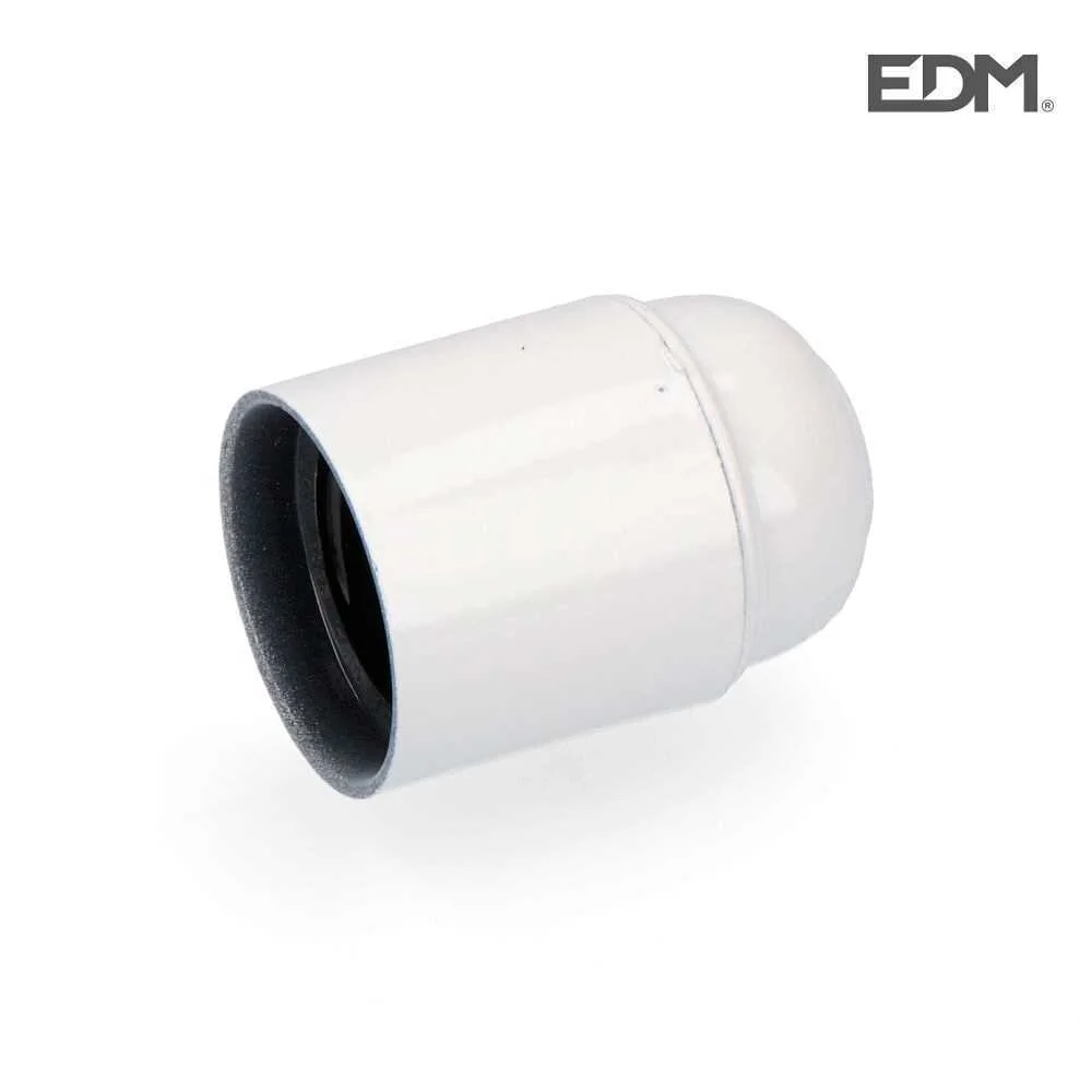 Casquilho Bk Reforçado E-27 Branco Edm Embalado
