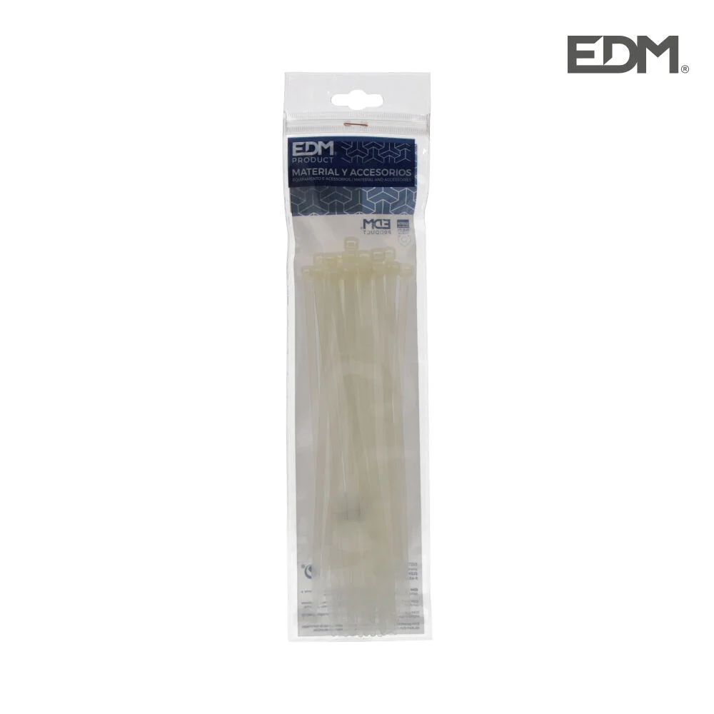 Abraçadeiras Natural 150x3,5mm Saco 25 Unidades Ed