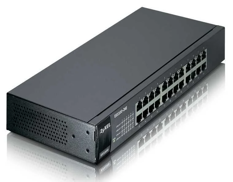 Switch 24 Portas 10/100 Mbps Não-Gerido Preto - Z.