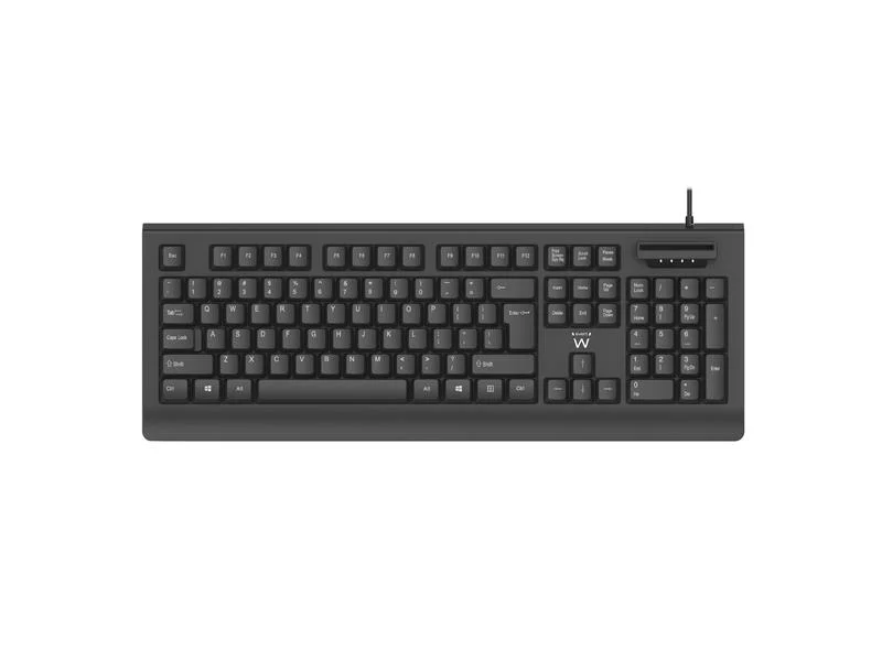 Teclado Universal Usb Qwerty Pt C/ Smart Card Rea.