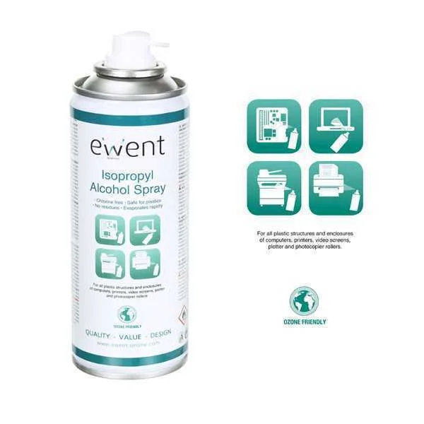 Spray Álcool Isopropílico 70% Ewent Ew5611 400ml
