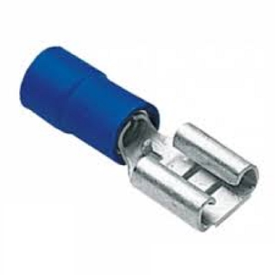 Terminal Faston 2.8mm Fêmea Azul
