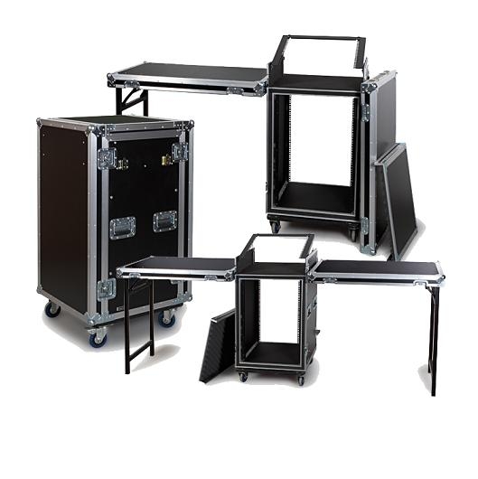 Rack 19" Anti-Choque com 2 Tampas