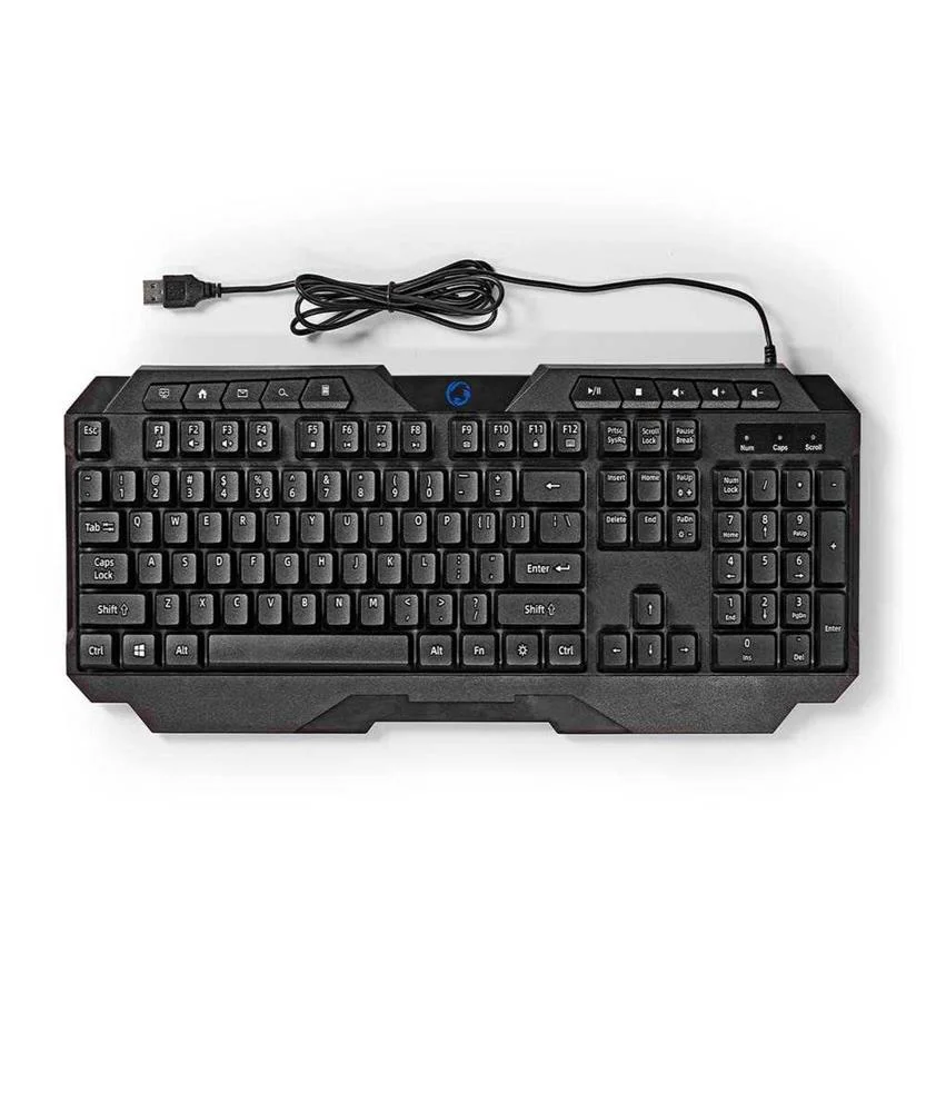 Teclado com Fios para Jogos  Usb Tipo a  Teclas.