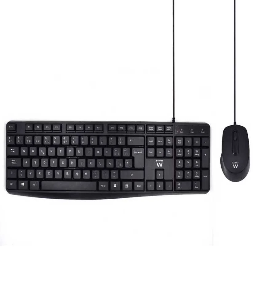 Ewent Ew3006 Teclado Rato Incluído Usb Qwerty Esp.
