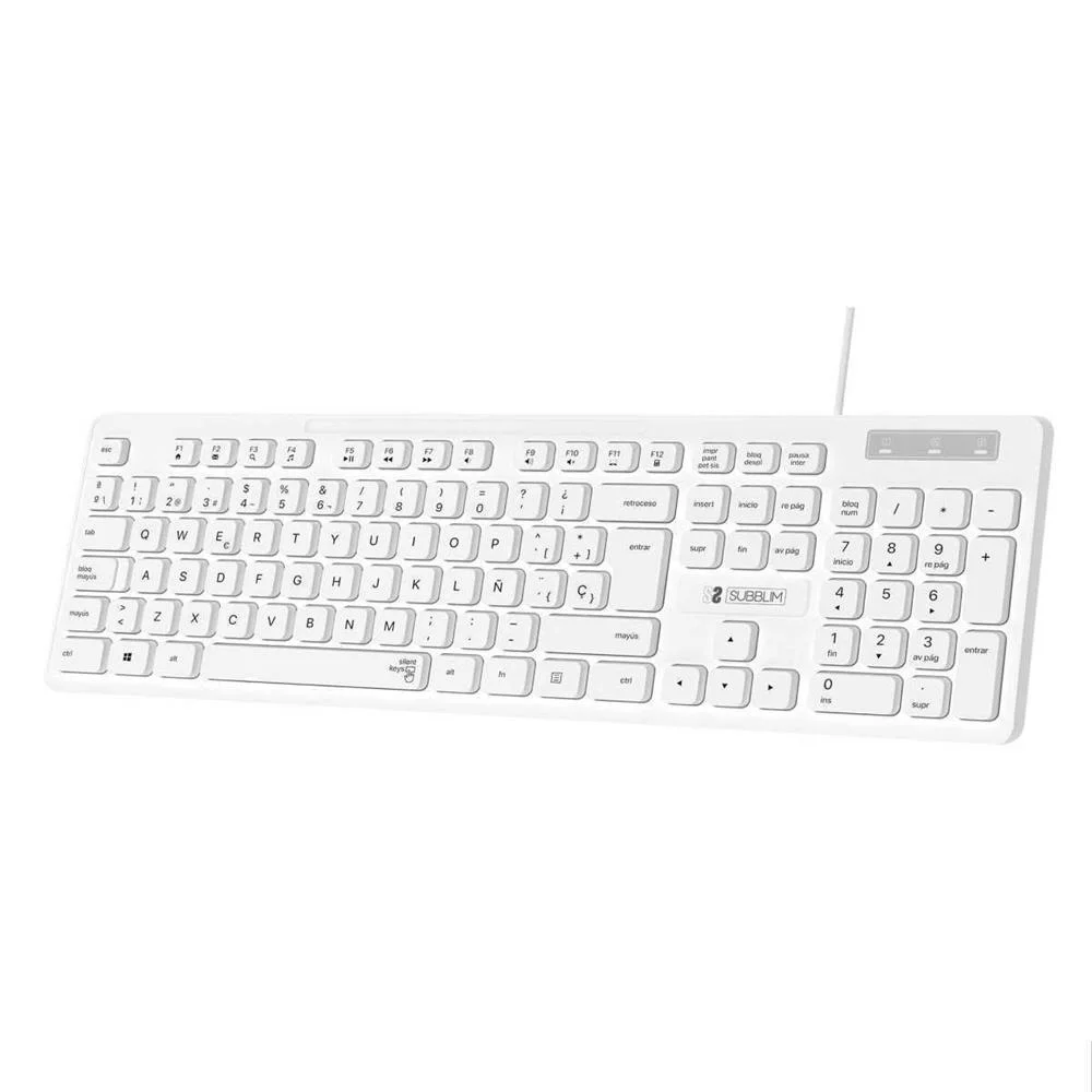 Subblim Subkbc-0ssk51 Teclado Usb Qwerty Espanhol.