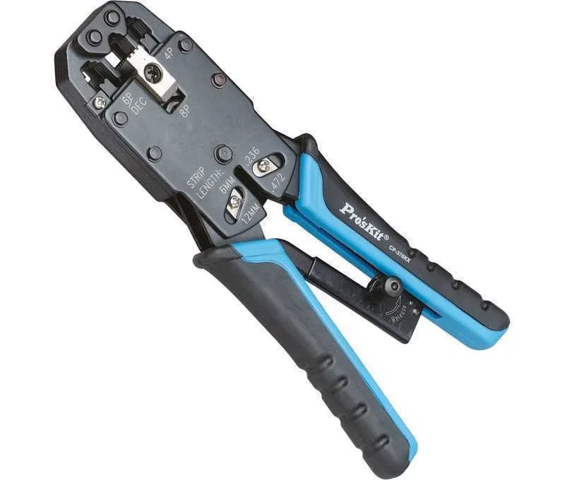 Alicate Cravar Fichas Rj45 Rj11 Rj12